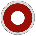 Abbildung 3: FEP oder PFA ummantelter O-Ring Querschnitt mit MVQ (Silikon) Hohlkern